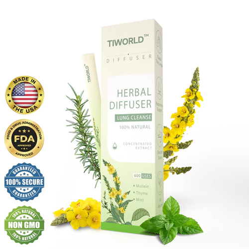 ✅Official Store-Tiworld® Mullein Aroma Diffuser (🫁Cough, wheezing, shortness of breath, sputum, stuffy nose, bronchitis, bronchitis, allergy symptoms, lung discomfort💝)