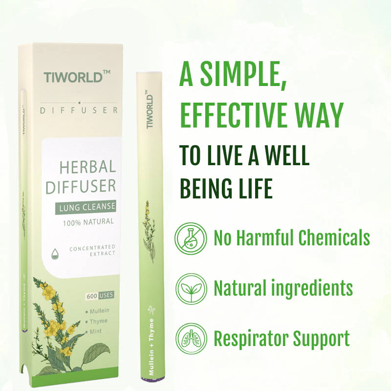 ✅Official Store-Tiworld® Mullein Aroma Diffuser (🫁Cough, wheezing, shortness of breath, sputum, stuffy nose, bronchitis, bronchitis, allergy symptoms, lung discomfort💝)