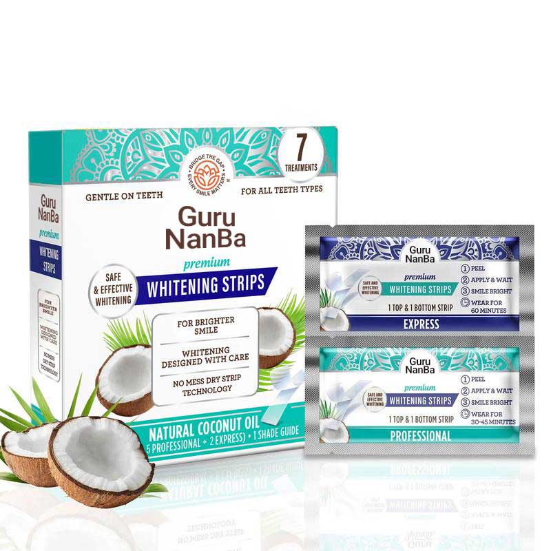 Final 3 hours 70% off 🔥 GuruNanBa Whitening Strips (7-day treatment)