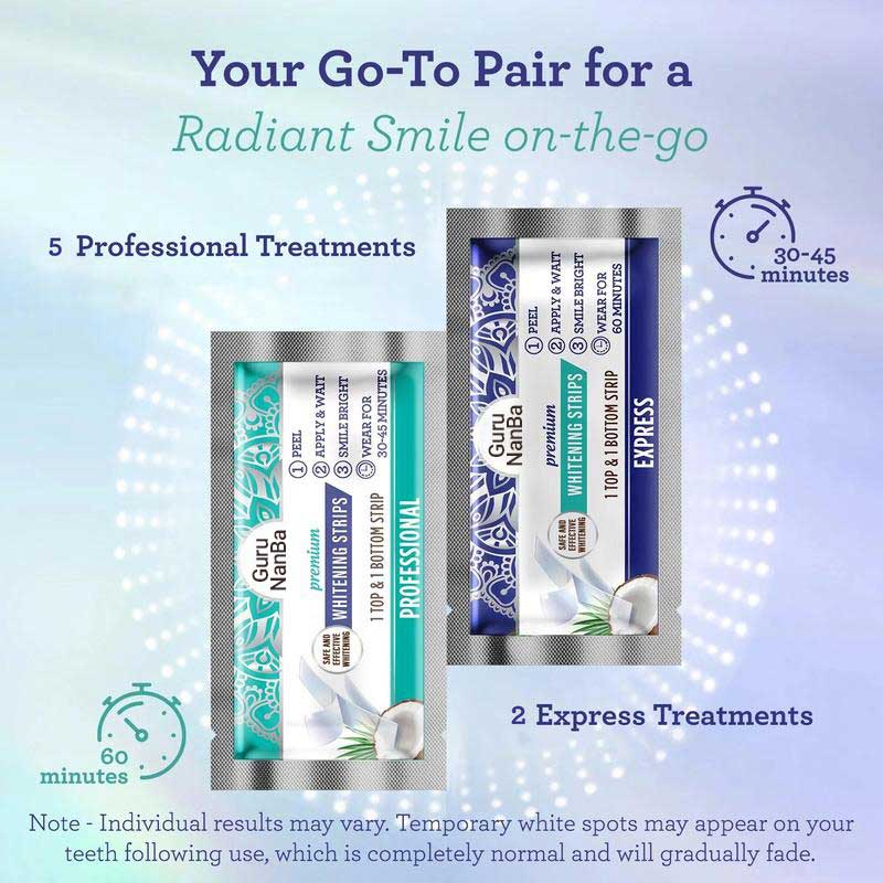 Final 3 hours 70% off 🔥 GuruNanBa Whitening Strips (7-day treatment)