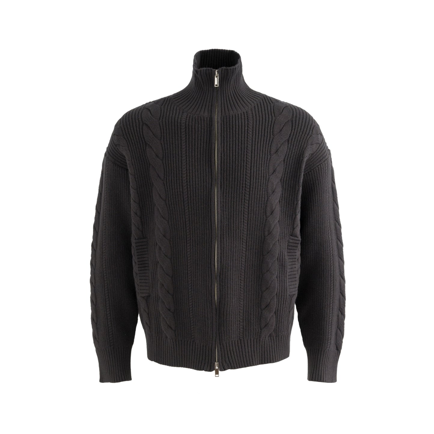 Cardigan sweater jacket base coat