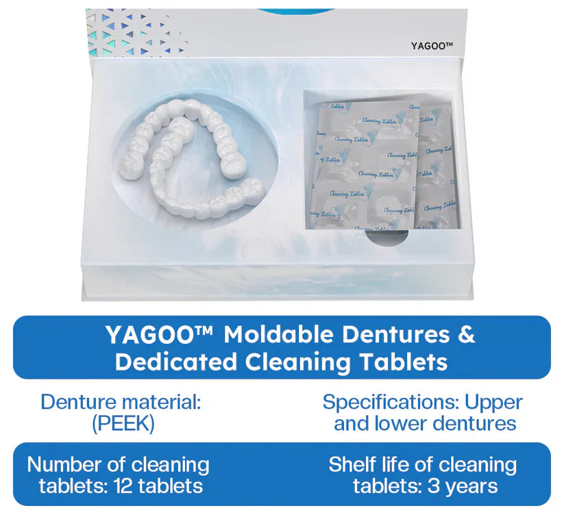 ✅Official Store | Yagoo™ Moldable Dentures🧑🏽⚕️Obtain American Dental Association (ADA) Certification