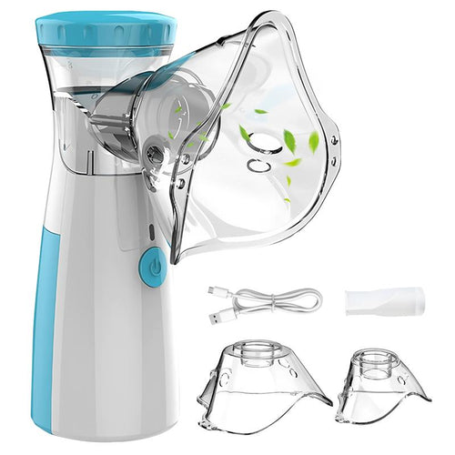 🌈Handheld Mesh Nebulizer: Portable, for All Ages, with Accessories – Mum Gift