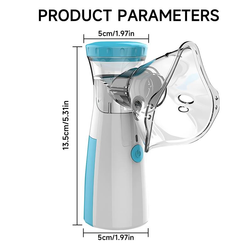 🌈Handheld Mesh Nebulizer: Portable, for All Ages, with Accessories – Mum Gift