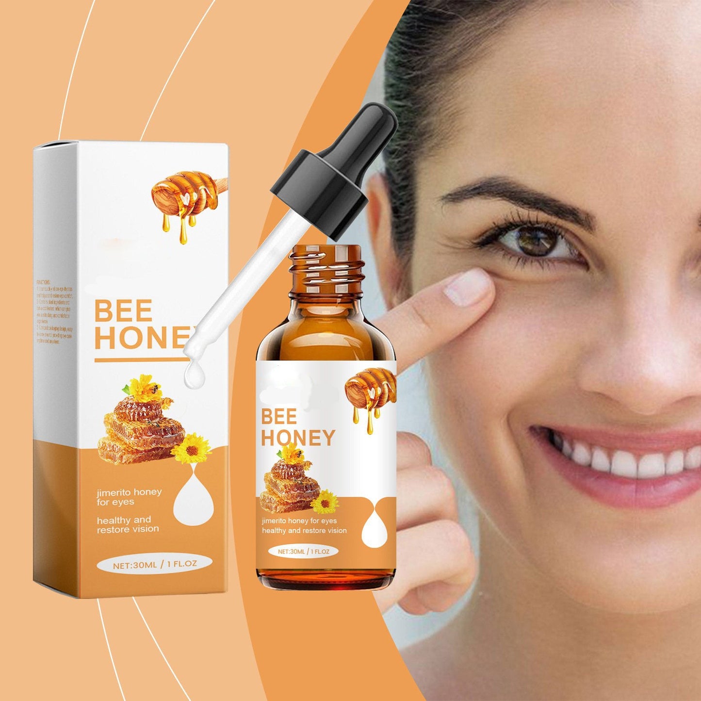 🔥Last Day 60% OFF!🐝Genuine Honey Eye Cleansing Serum👀