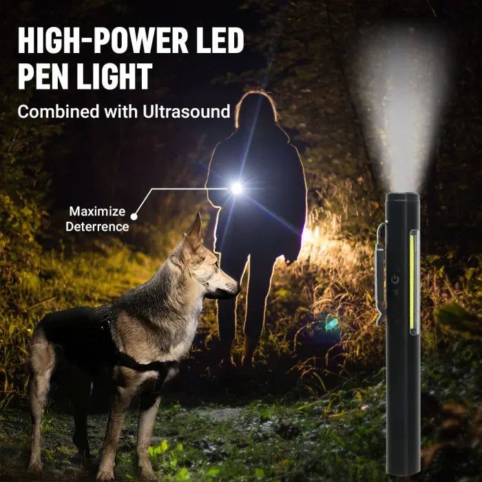 ✨LAST DAY SALE 60% OFF✨Tiworld™ AI Ultrasonic Dog Repeller Pen Light 🔦
