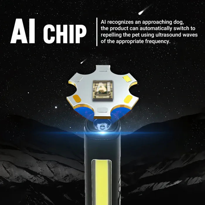 ✨LAST DAY SALE 60% OFF✨Tiworld™ AI Ultrasonic Dog Repeller Pen Light 🔦