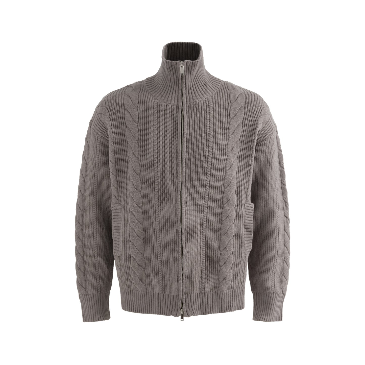 Cardigan sweater jacket base coat