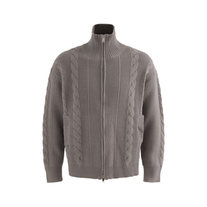 Cardigan sweater jacket base coat