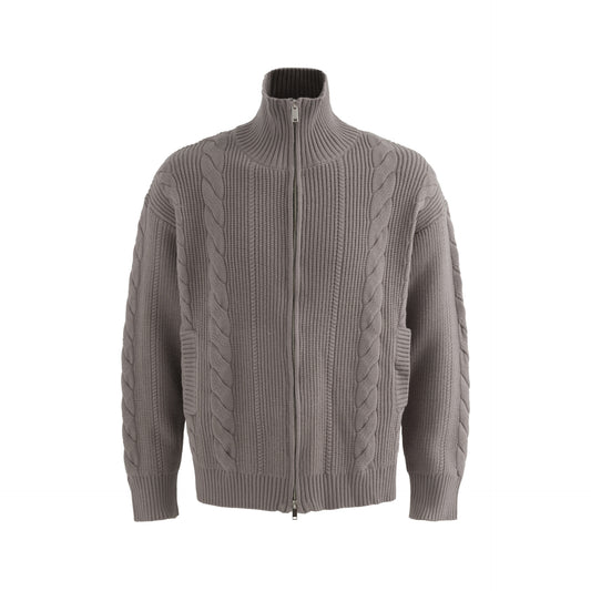 Cardigan sweater jacket base coat